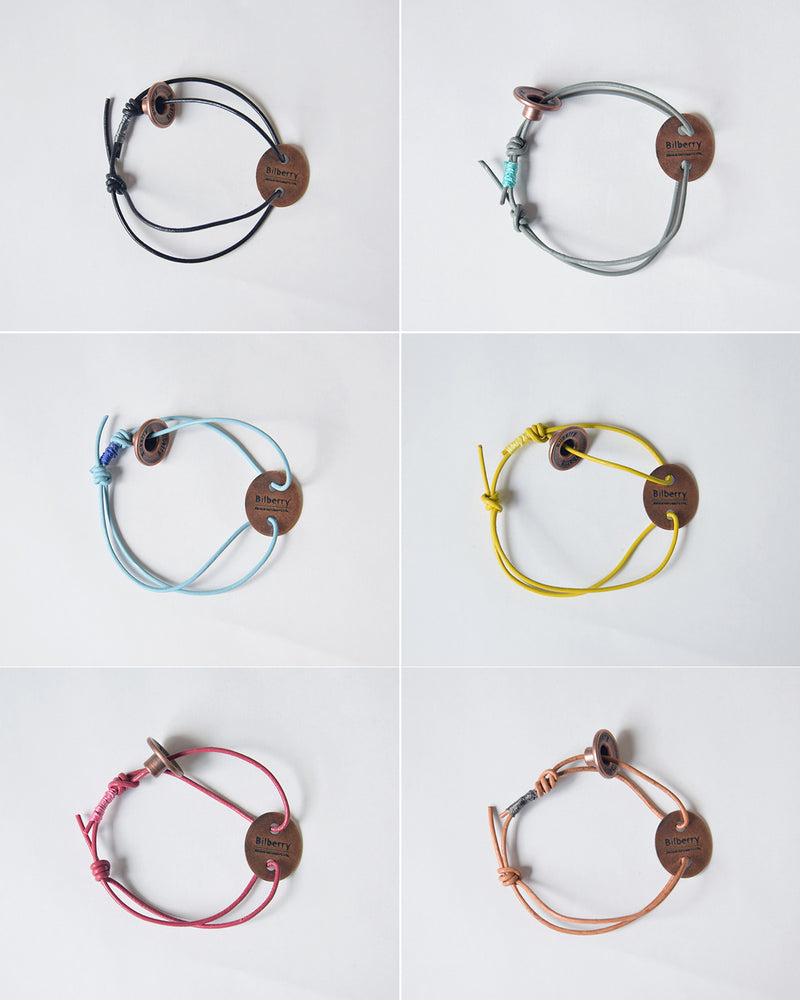 6colors Leather Bangle - プレゼント
